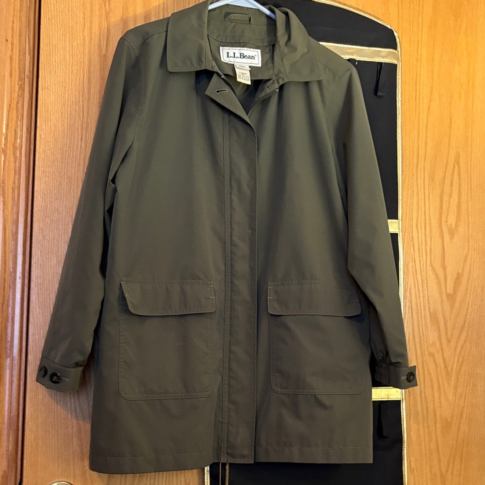 L.L. Bean Forest Green Coat